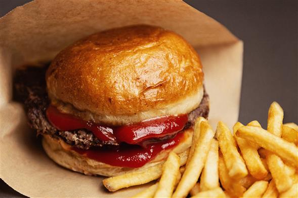 Burgari við ketsjupp